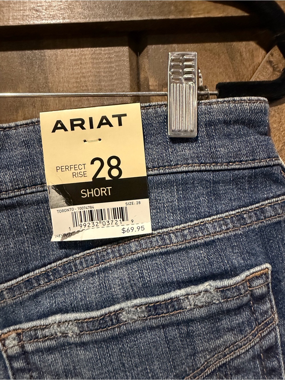 NWT Ariat Perfect Ruse Olivia 5” Shorts Sz 28 - Picture 7 of 16